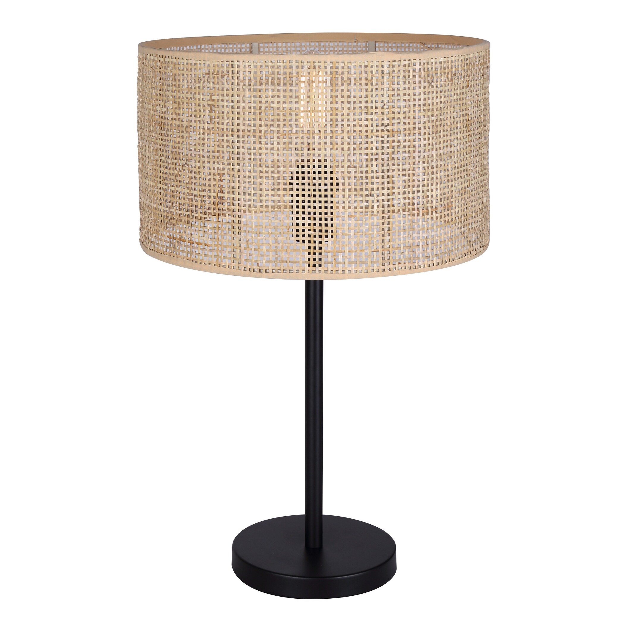 Bellamy Collection 1 Light Table Lamp in Matte Black ITL1149A22BK NR Canarm