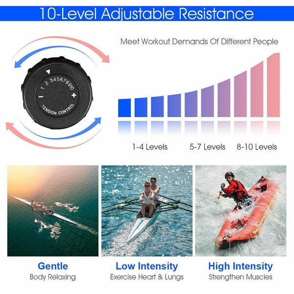 gymax magnetic rower