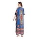 preview thumbnail 23 of 24, Womens Swim Cover Ups Dress Polyester Digital Print Caftan Full Length Maxi with Sleeve Night Gowns and Robes for Ladies Girls