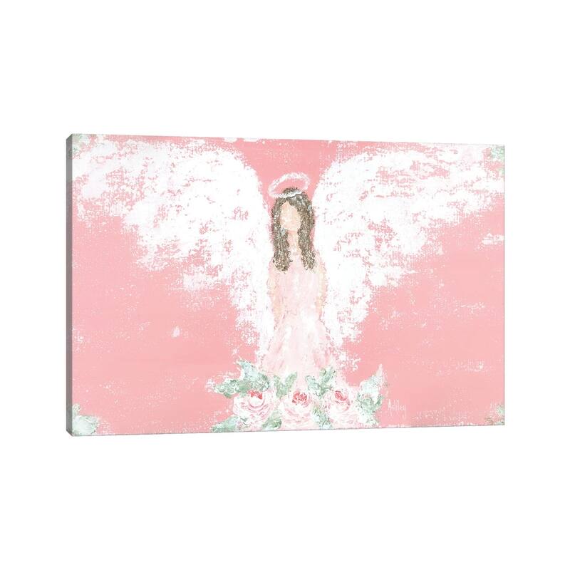 iCanvas "Tea Rose Guardian Angel" by Ashley Bradley Canvas Print