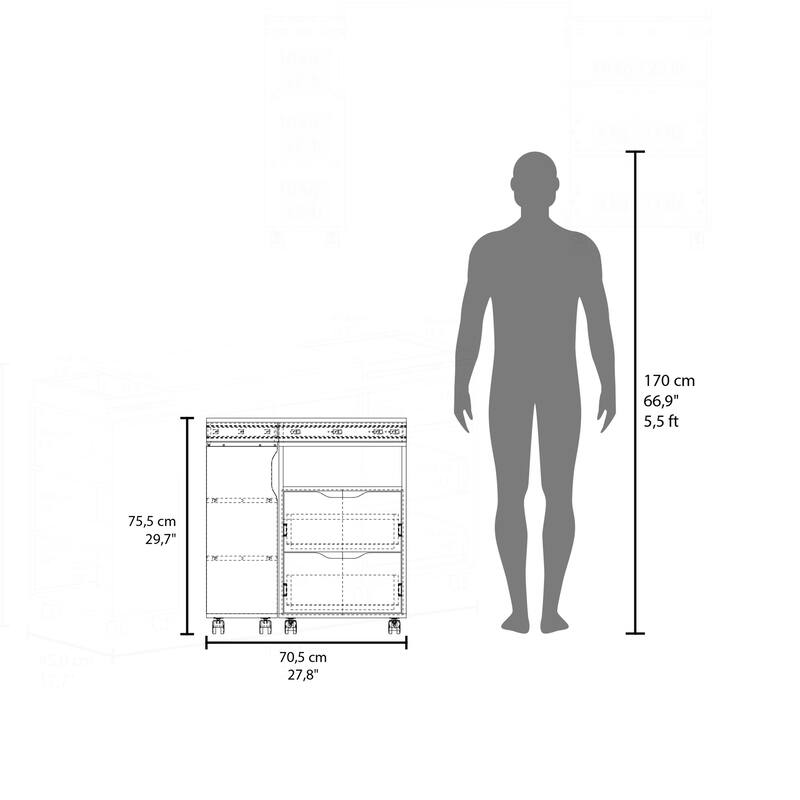Versatile Expandable Desk with Abundant Shelving