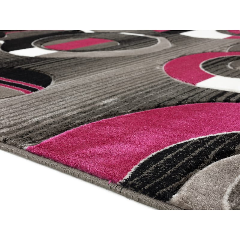 Orelsi Collection Abstract Area Rug