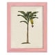 preview thumbnail 110 of 137, UA CH British Palms III -Framed Print w/glass-Cherry Red 9x11 - Pink
