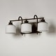 preview thumbnail 8 of 8, Maxim 21493WT Bisque 3 Light 24" Wide Vanity Light