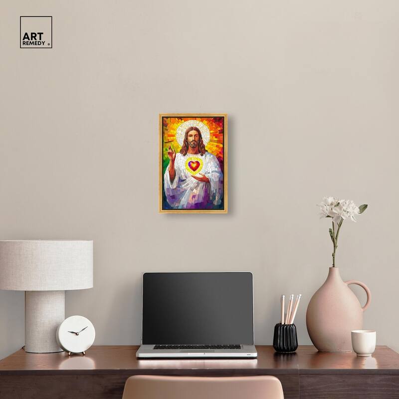 Blocks of Benediction I Canvas by Art Remedy