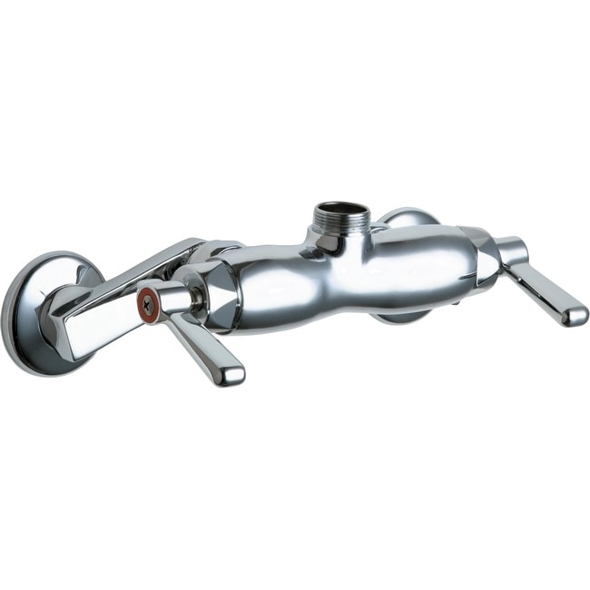 Chicago Faucets Wall Mounted Pot Filler Faucet with Lever Handles -