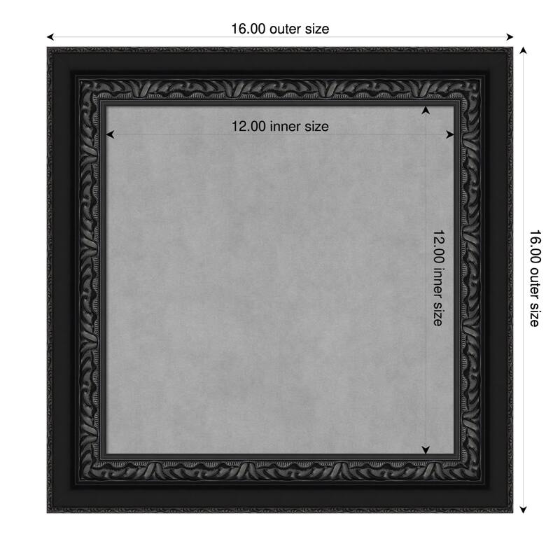 Amanti Art Downton Black Framed - 16 x 16 in