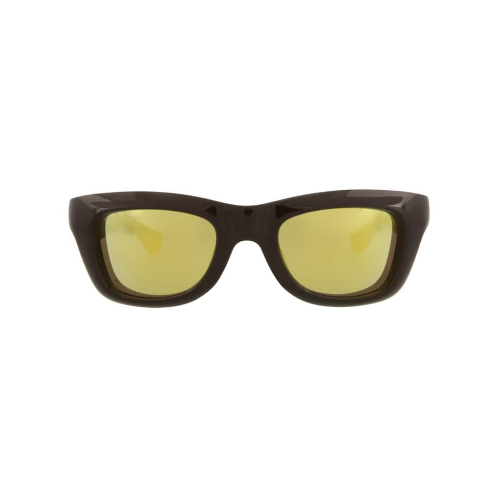 Bottega Veneta Square-Frame Injection Sunglasses
