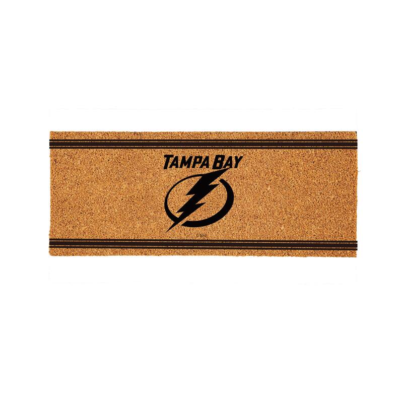 Tampa Bay Lightning Monochrome Indoor/Outdoor Coir Door Mat