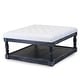 preview thumbnail 11 of 21, Cairona Tufted Textile 34-inch Shelved Ottoman Table White Top/Black Wood