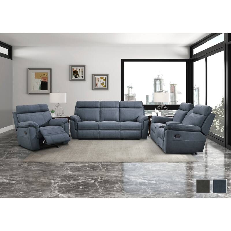 Metz 3-Piece Reclining Living Room Set