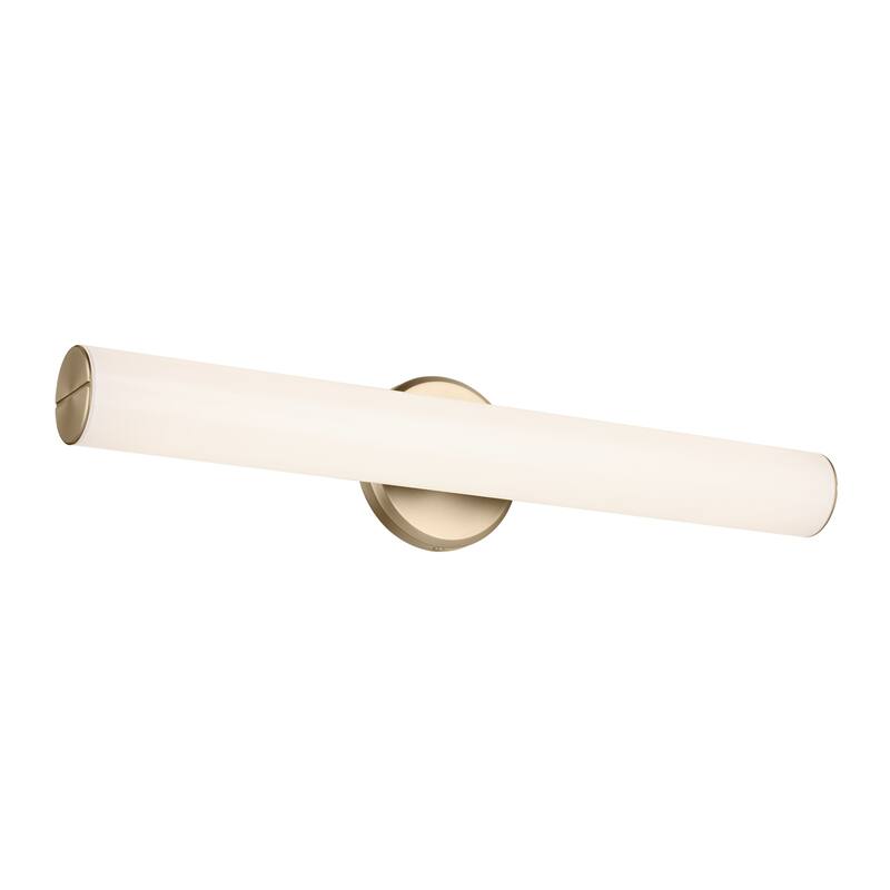 Kichler Lighting Rosh 24.25" Bath Bar Medium LED with White Glass in Champagne Bronze
