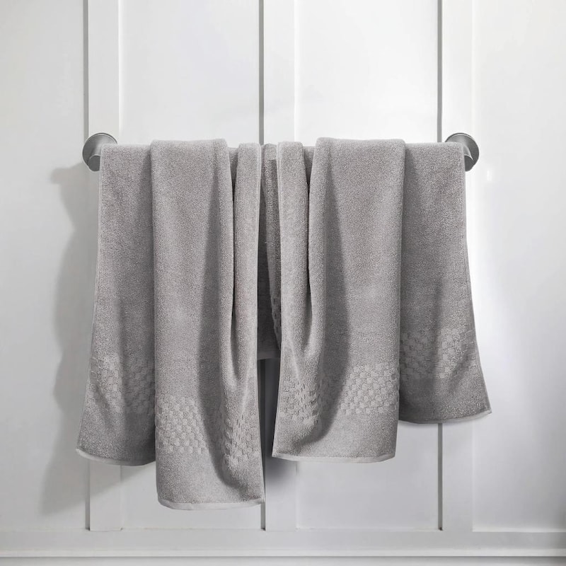 Feather and Stitch NY 650 GSM Premium Cotton 6 Piece Towel Set Super Absorbent Quick Dry Spa Quality