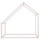 preview thumbnail 23 of 22, Twin Metal House Bed with Low Platform Design