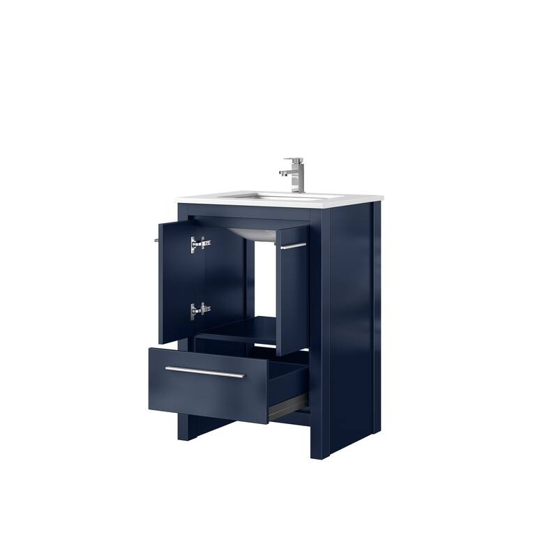 Lafarre Bath Vanity Quartz Top, Sink and Chrome Faucet