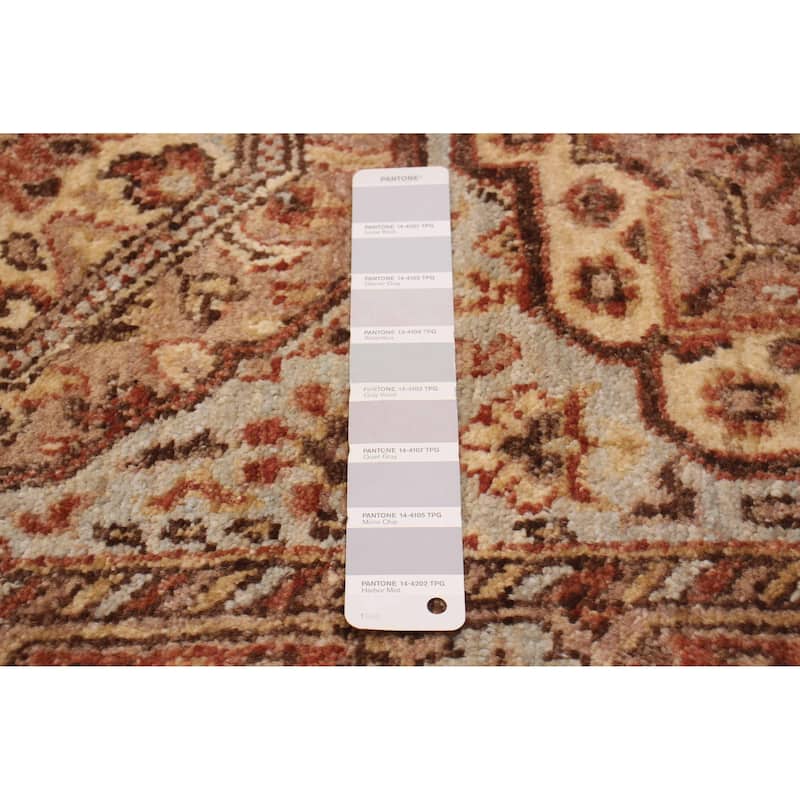 ECARPETGALLERY Hand-knotted Peshawar Oushak Grey Wool Rug - 2'8 x 12'10