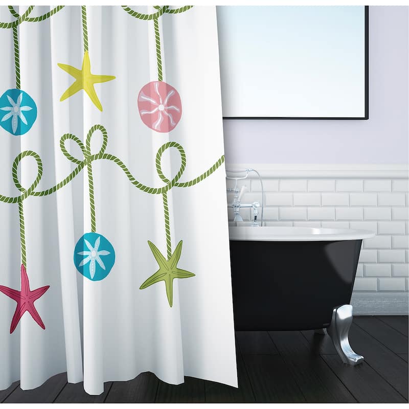 Sea Ornaments Shower Curtain