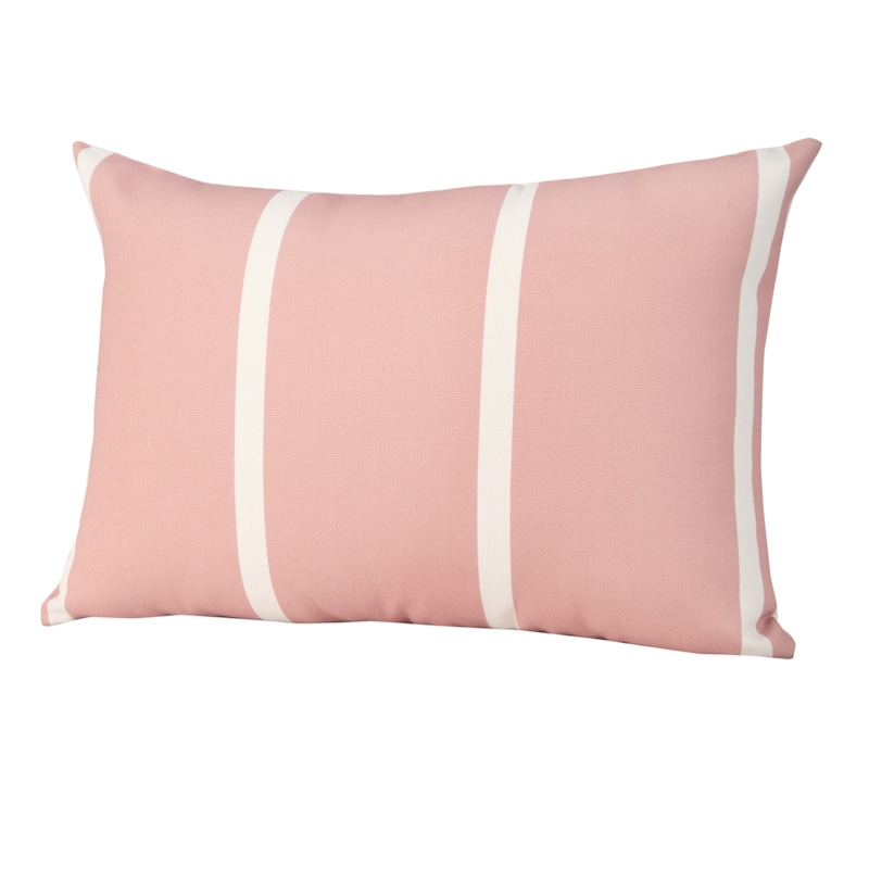 Sevita Simple Double Stripe Indoor/Outdoor Throw Pillow