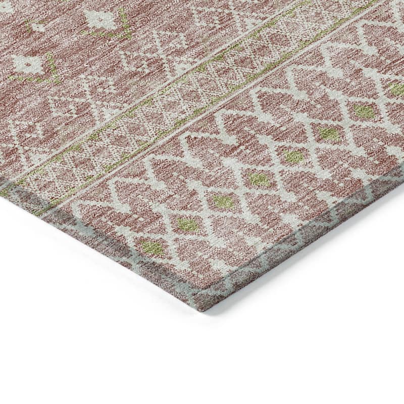 HomeRoots Tribal Transitional Rectangle Outdoor Rug