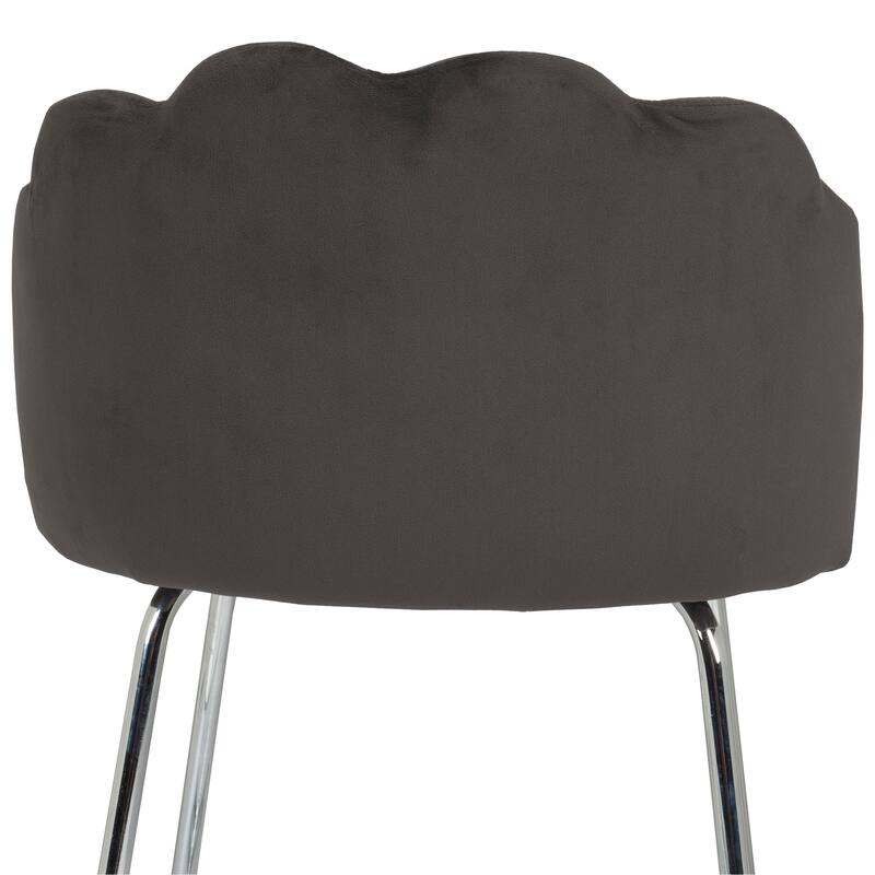 Hillsdale Furniture Catalina Metal Vanity Stool - 25.25H x 20.5W x 20.5D