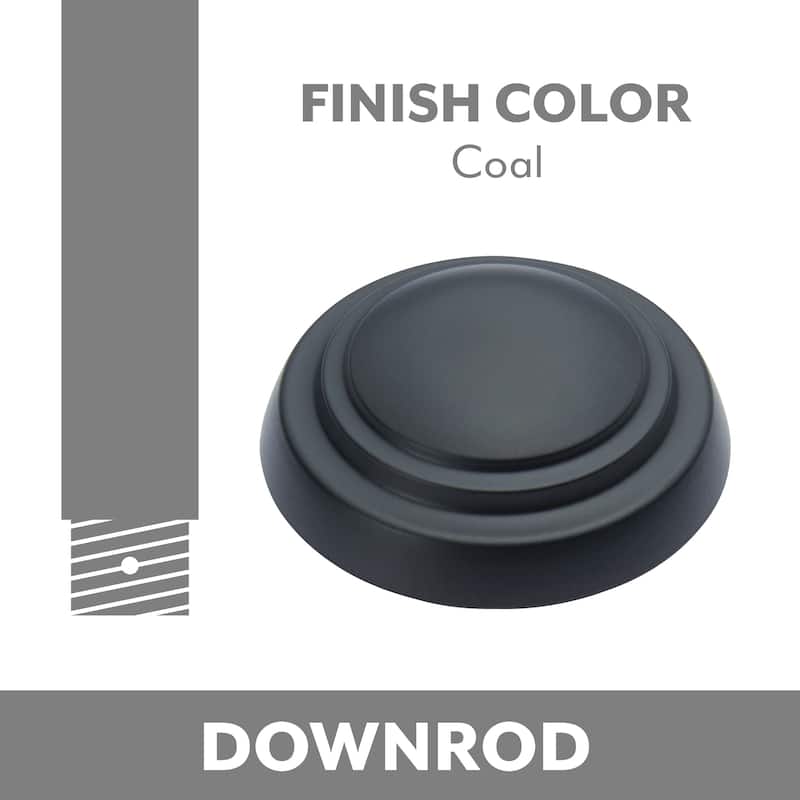MinkaAire 36" Downrod in Coal Finish - Coal