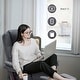 preview thumbnail 52 of 50, MCombo Set of 2 Swivel Recliner with Ottoman, Vibration Massage Lumbar Pillow