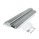 preview thumbnail 6 of 14, ALEKO Galvanized Steel 4 X 50 Feet Complete Kit Chain Link Fence 11.5 AWG