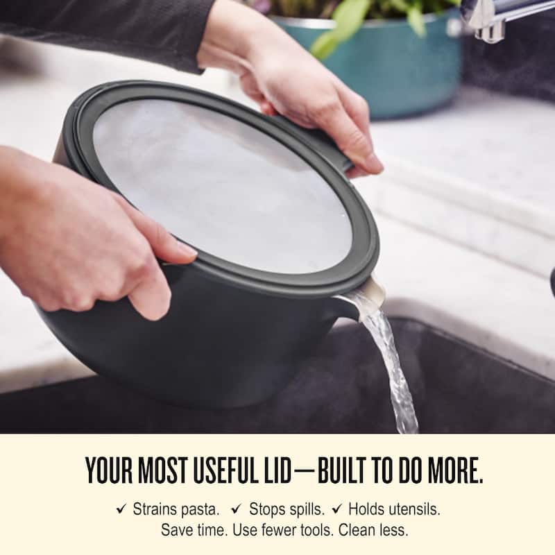 Alva Neat 5-Piece Recycled Aluminum Nonstick Cookware Set, PFAS Free