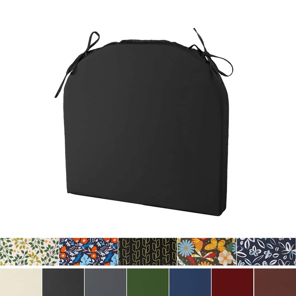 Set of 4 Solid Soft Outdoor Patio Deep Seat Cushion