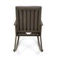 preview thumbnail 8 of 8, Acacia Rocking Chair Outdoor Use, Durable Acacia Wood, Water-Resistant Cushions, for Garden, Lawn, Backyard, Pool