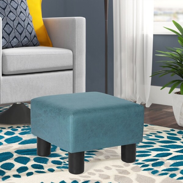 Blue grey footstool sale