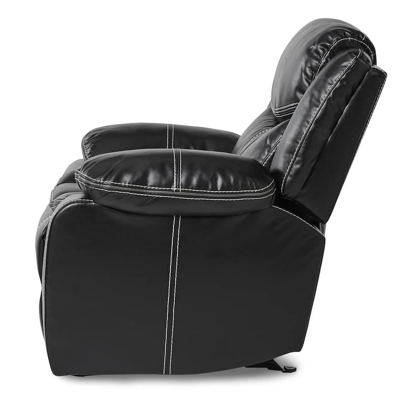 Valina Black Glider Reclining Chair
