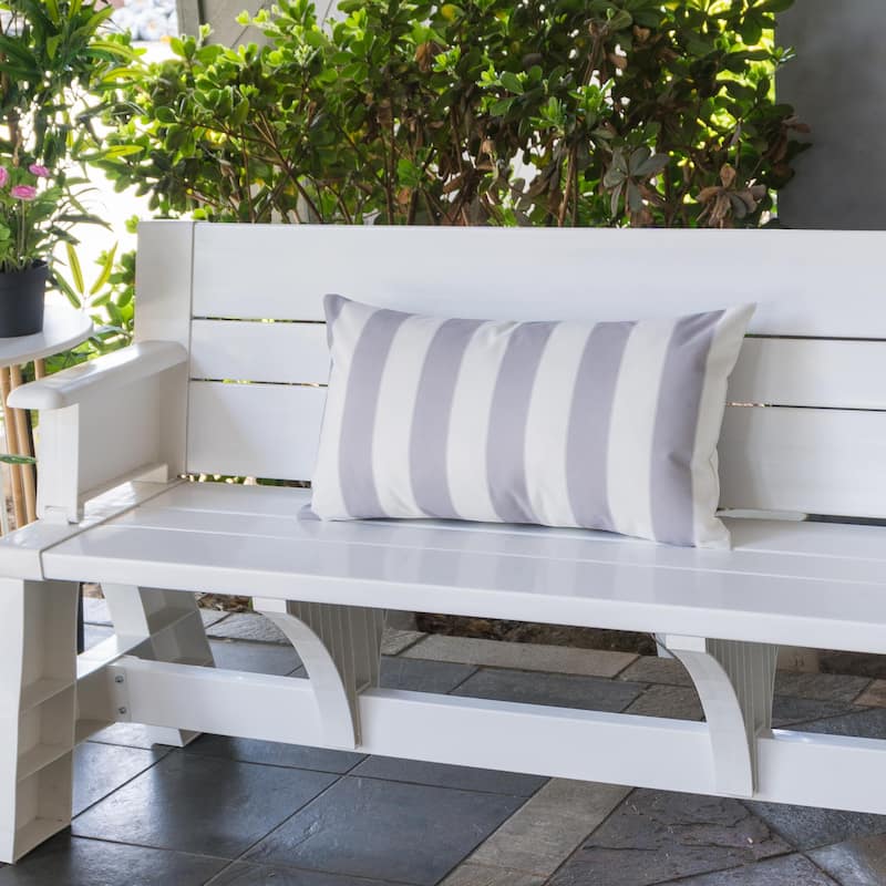Olivia Striped Outdoor Throw Pillow