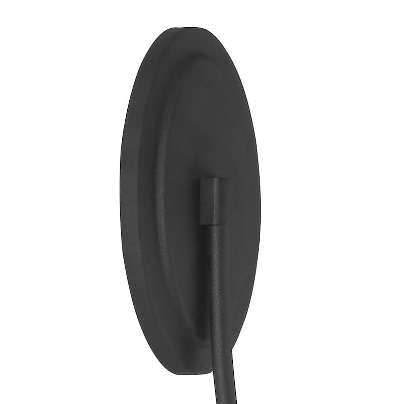 Juno 1 Light Black Forged Wall Mount - 6"W x 13"H x 10.25"D
