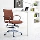 preview thumbnail 12 of 38, Office Chair With Arms Stools For Counter Height Bar Office Wheels PU Leather Rest Tilt Swivel Work Office Standing Desk