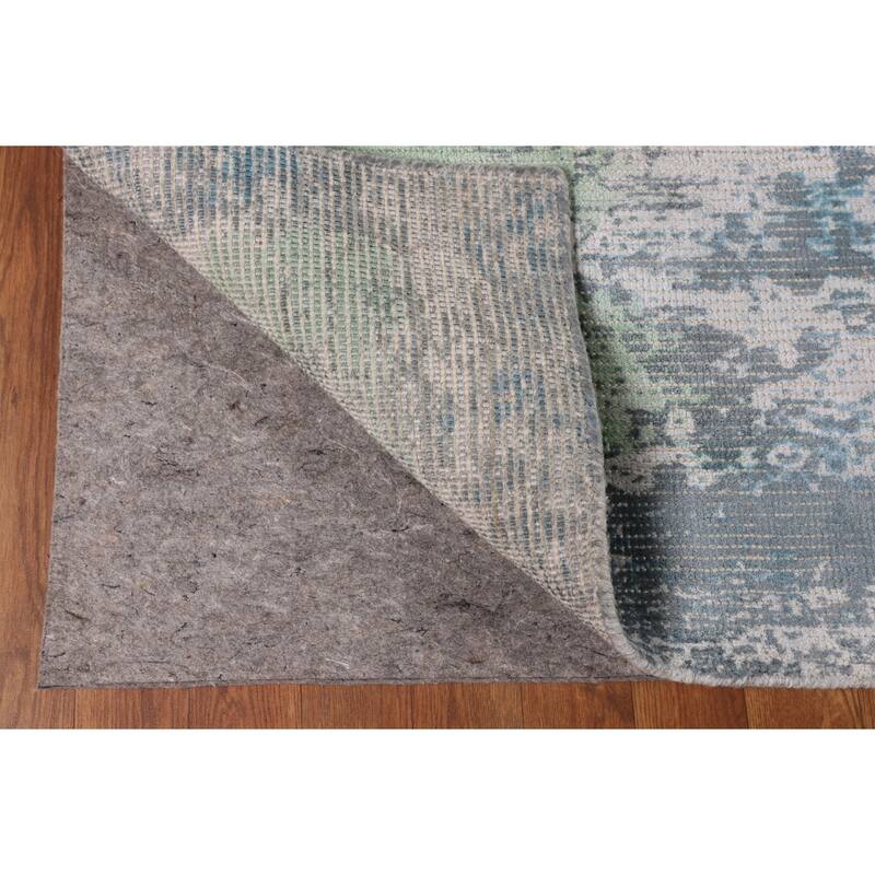 Contemporary / Abstract Area Rug Handmade Oriental Wool Carpet - 9'0" X 12'0"