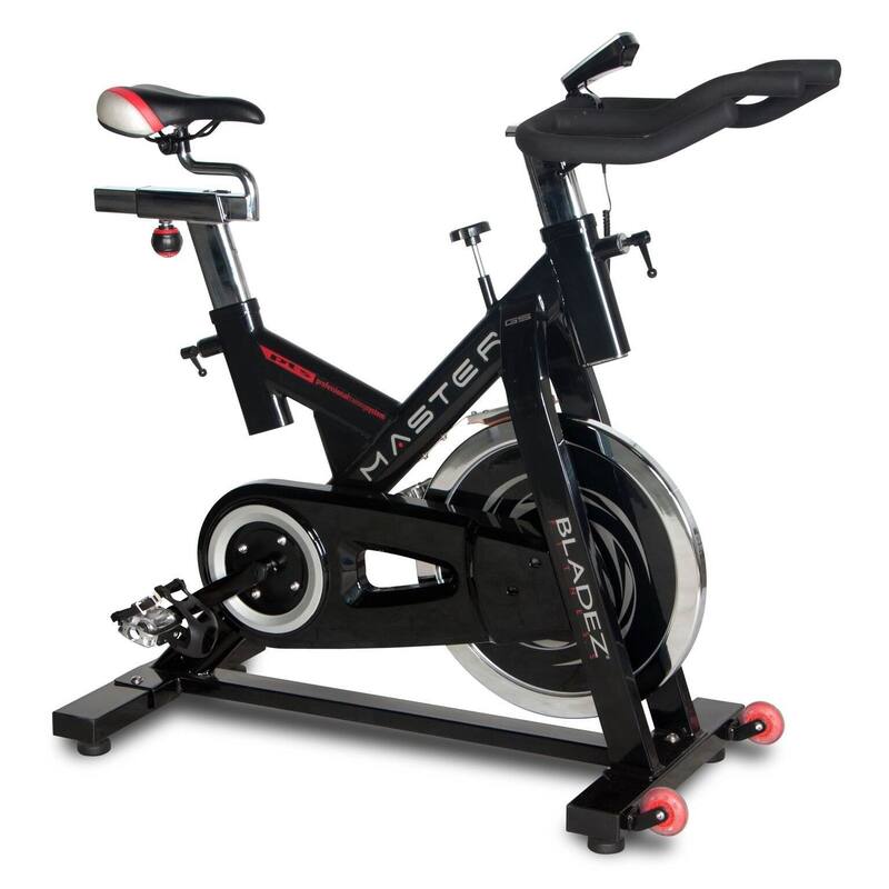 Master GS Bladez Fitness Stationary Indoor Exercise Bike w/LED and Racing Design - 114.6