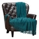 preview thumbnail 18 of 59, Chanasya Textured Knit Acrylic Throw Blanket With Tassels