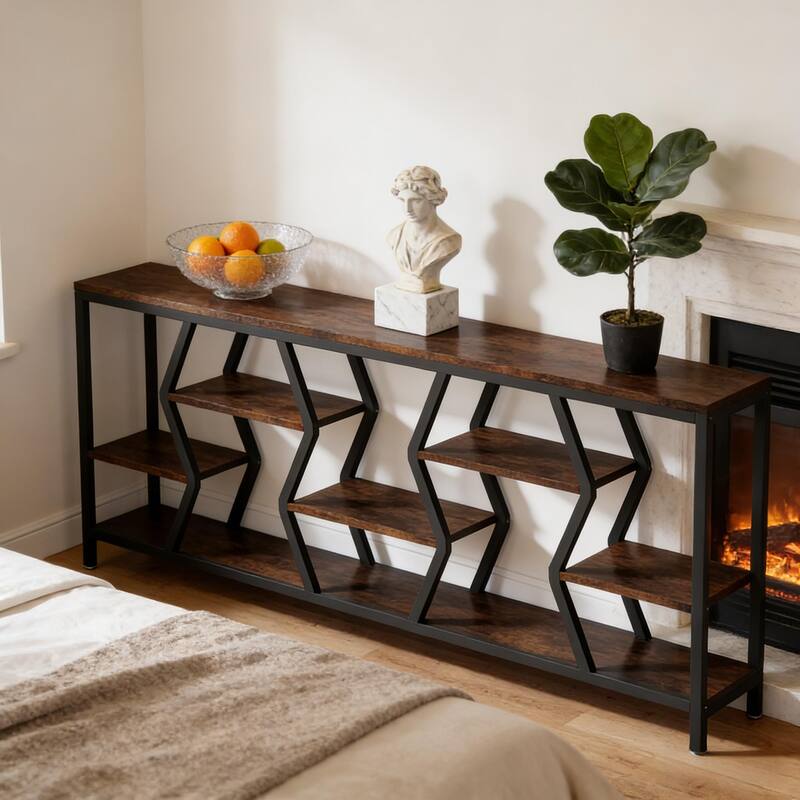 Durable Sofa Table, Convenient Console Table, Generous Storage Hall Table