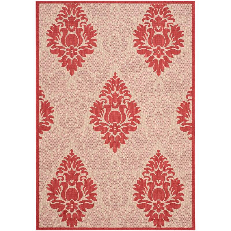 SAFAVIEH Courtyard Willene Boho Indoor/ Outdoor Waterproof Patio Backyard Rug
