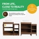 preview thumbnail 76 of 125, BNK 24/36/48/60 Inch Bathroom Vanity with Sink, Freestanding Bathroom Vanity with Soft Close Doors and Adjustable Shelf