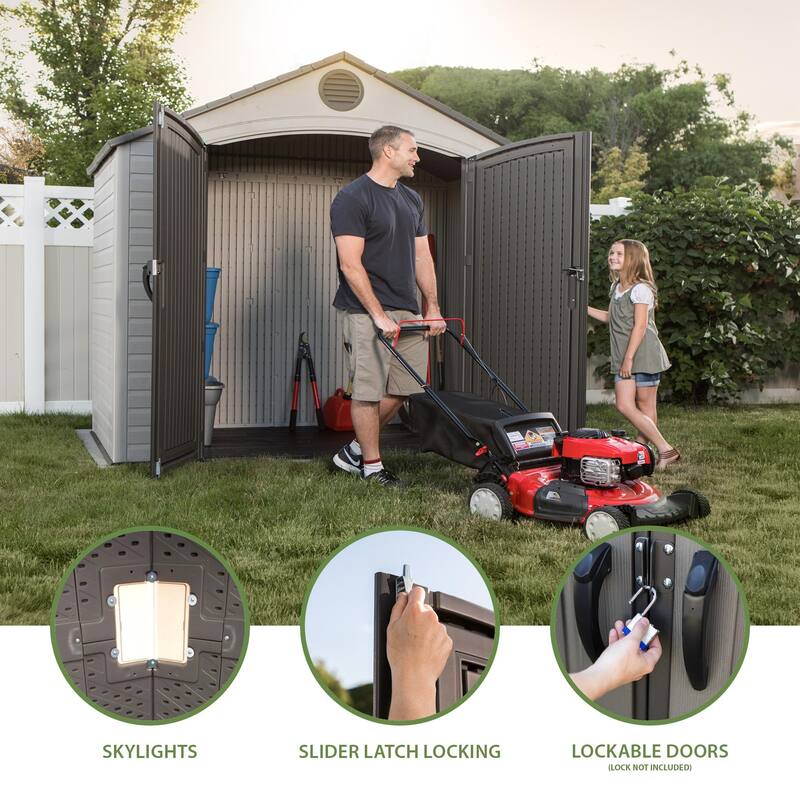 Lifetime 8 Ft. x 5 Ft. Outdoor Storage Shed (6418)