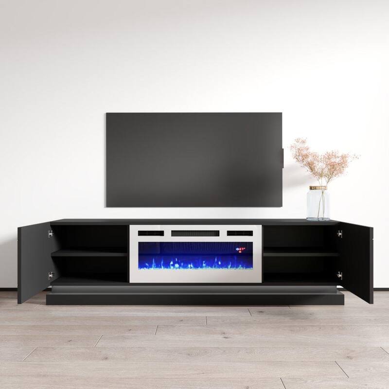 Shu WH-EF Electric Fireplace 71" TV Stand