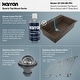 preview thumbnail 48 of 59, Karran QT-812 Top Mount 33 in. Large Single Bowl Quartz Kitchen Sink Kit