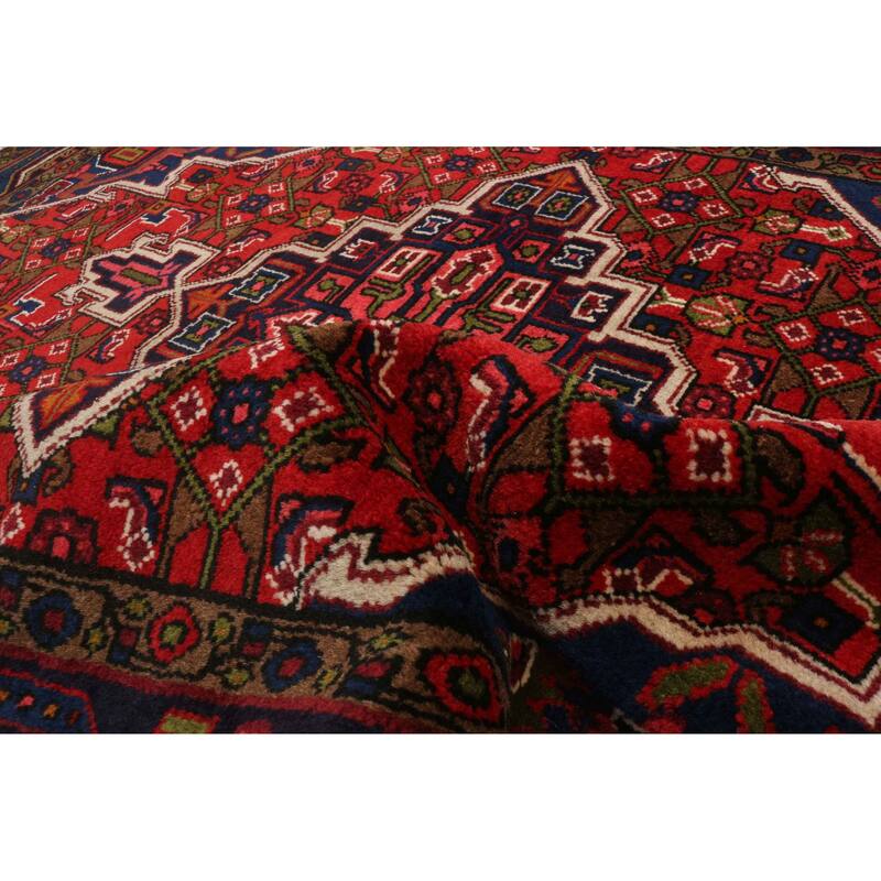ECARPETGALLERY Hand-knotted Anadol Red Wool Rug - 3'5 x 4'10