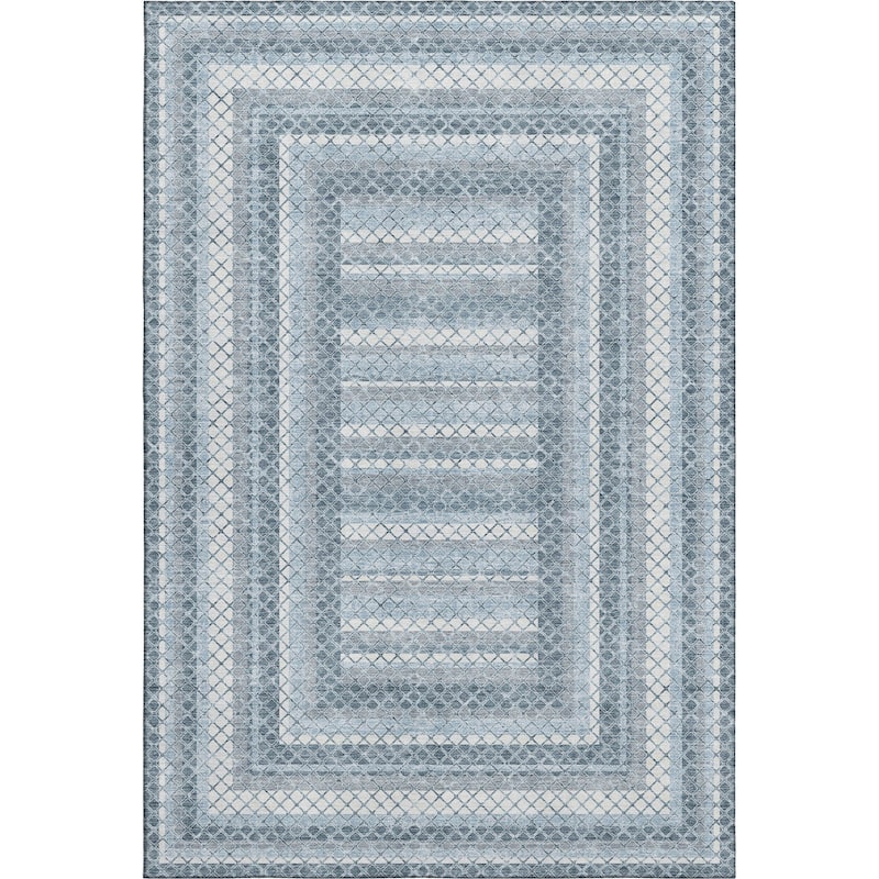 Premium Washable Super Soft Modern Borders Mayfield Rug