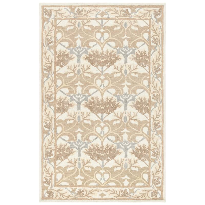 SAFAVIEH Handmade Earthly Treasure Kara Traditional Oriental Wool Rug