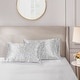 preview thumbnail 1 of 8, Madison Park Essentials Printed Satin Luxury 2 PC Pillowcases King - Gray Leopard