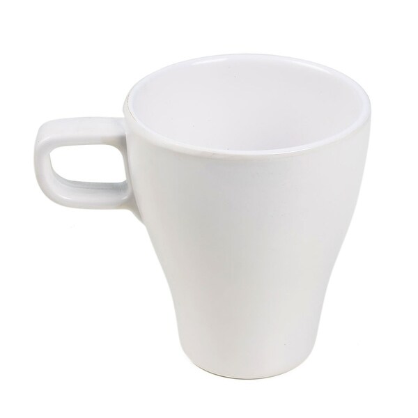 Unique Bargains Home Office Plastic Handhold Drinking Coffee Tea Water Cup Bottle White