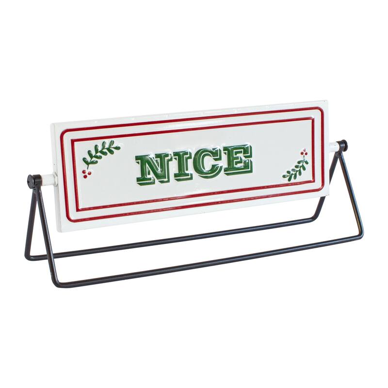 Reversable Santa Sign (Set of 2)